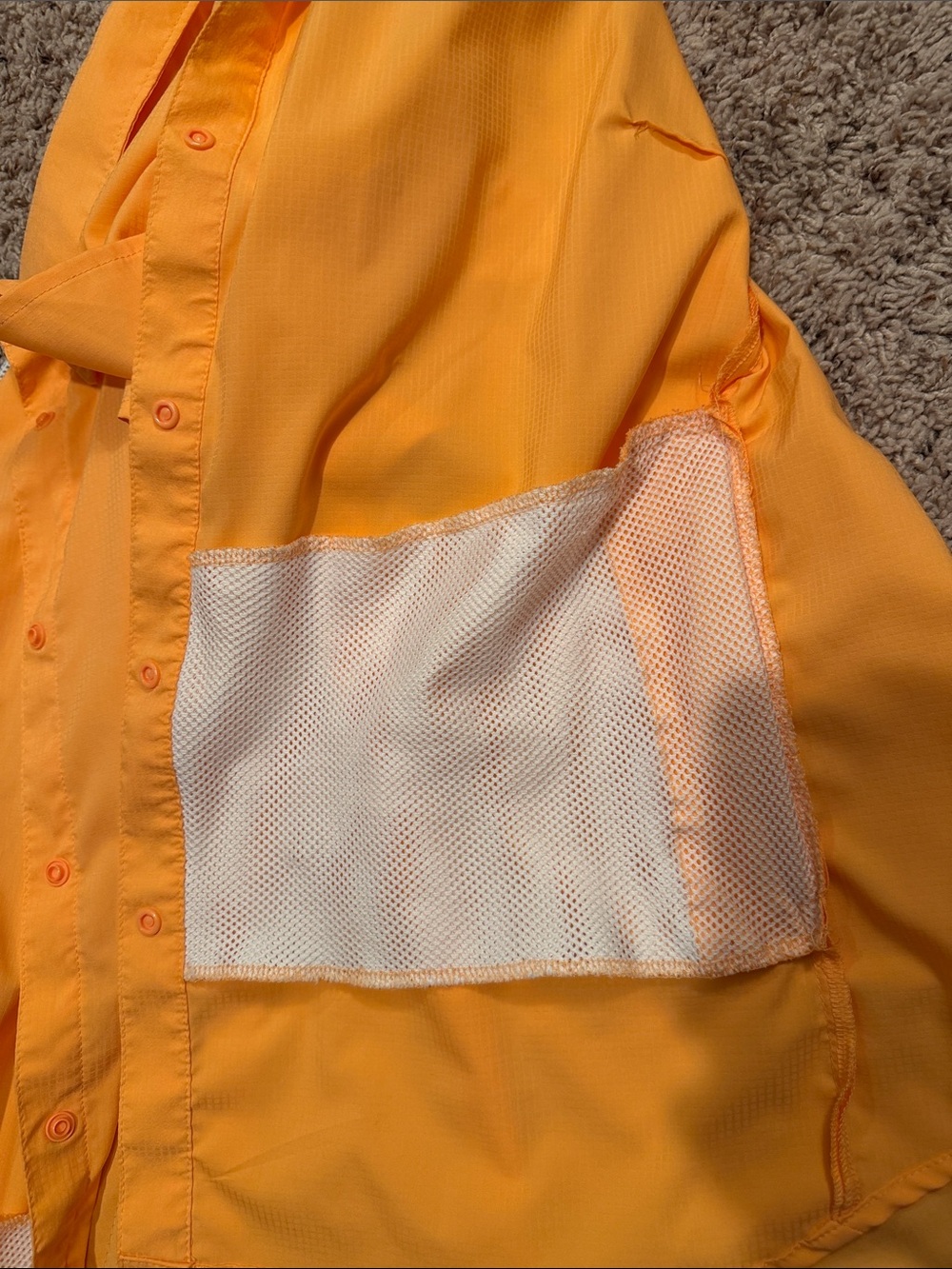 Columbia PFG Omnishade Women’s 3X Short Sleeve Orange Shirt - Picture 13 of 15